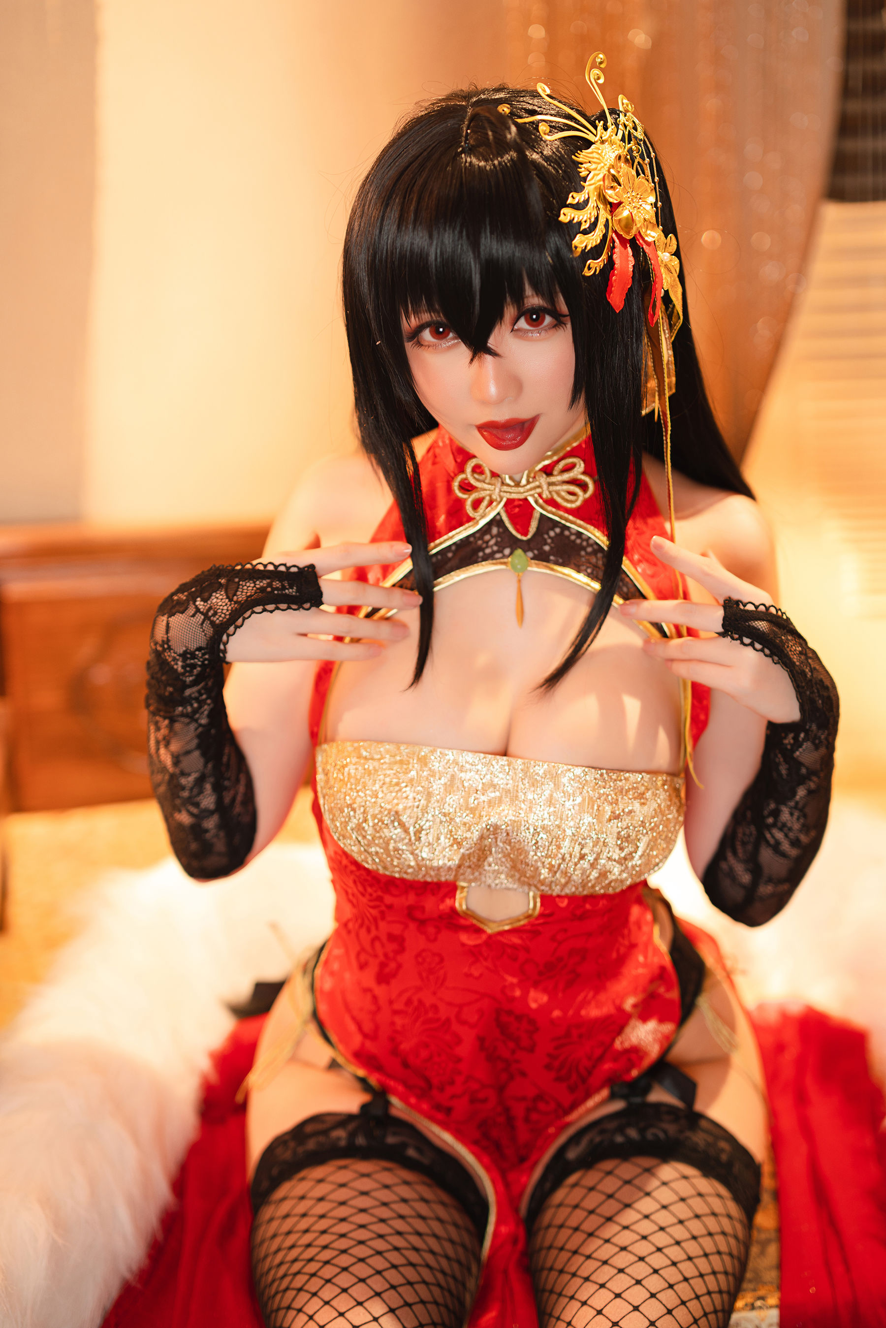 Coser小姐姐星之迟迟 – 大凤 凤鸣春晓 Cosplay-第2张