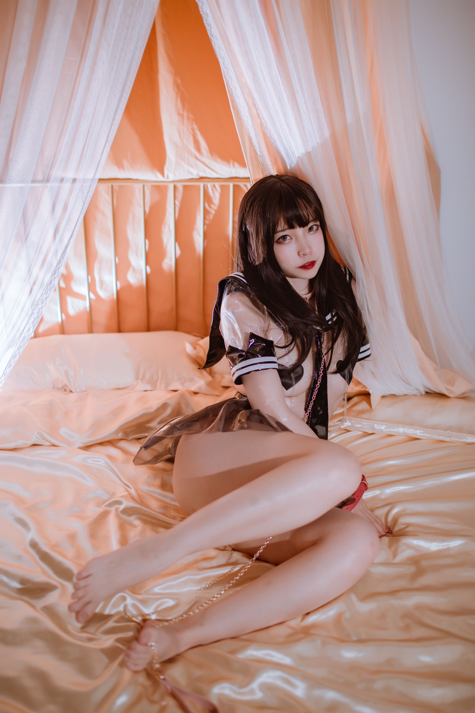 人气Coser二佐Nisa – 透明JK Cosplay-第19张