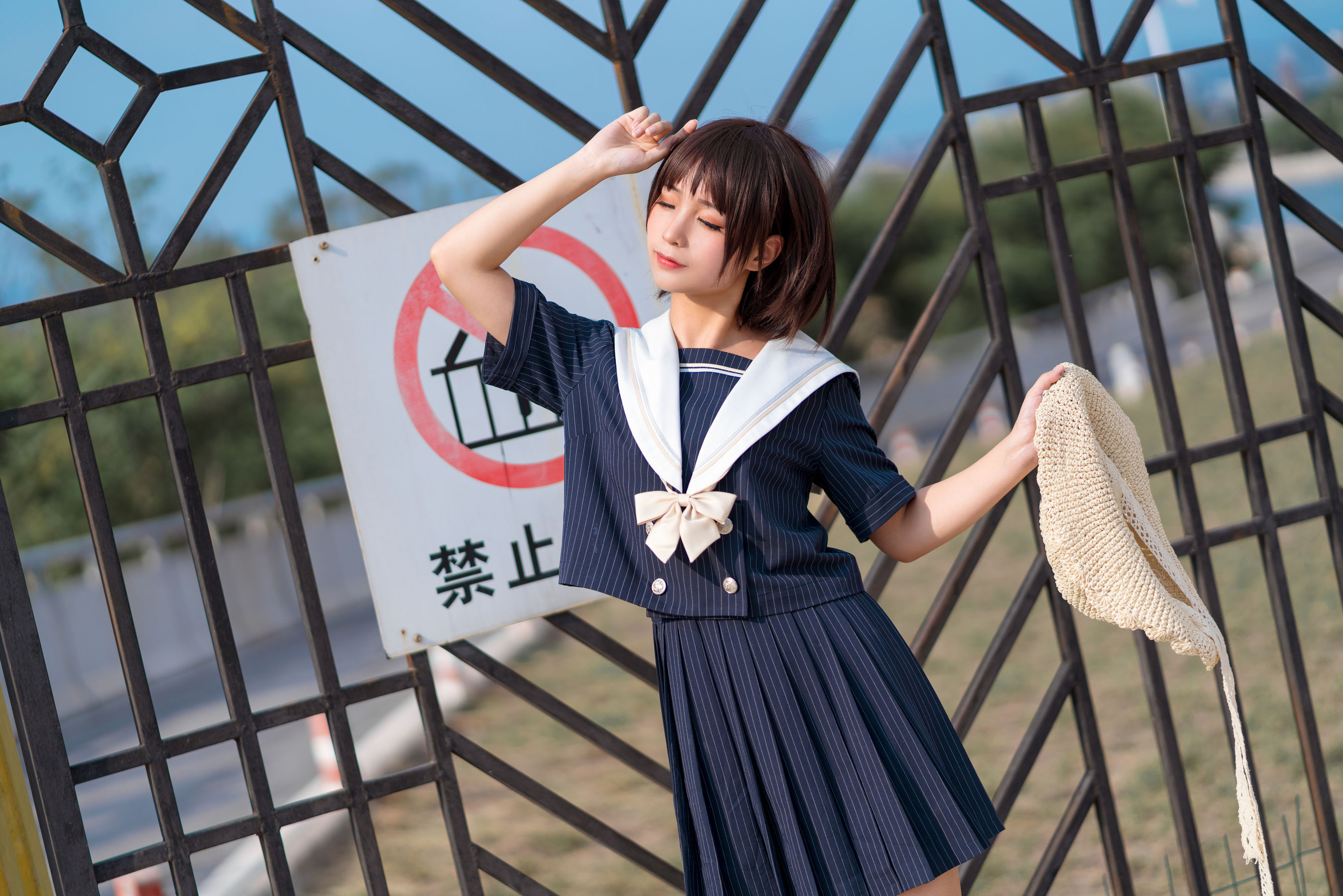 动漫博主蠢沫沫 JK制服 Cosplay-第8张