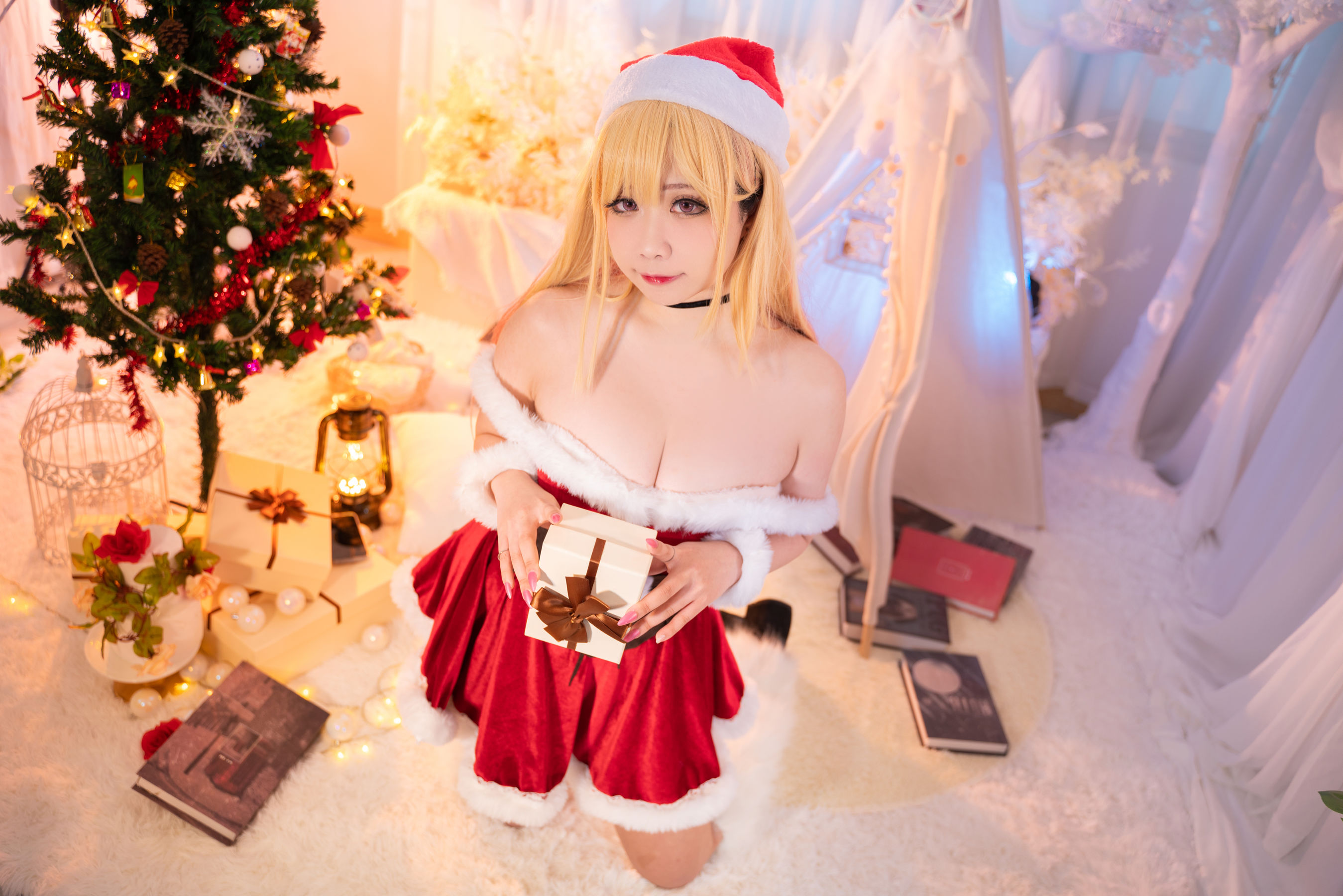 贞子蜜桃 – 喜多川夢海 圣诞 Cosplay-第10张