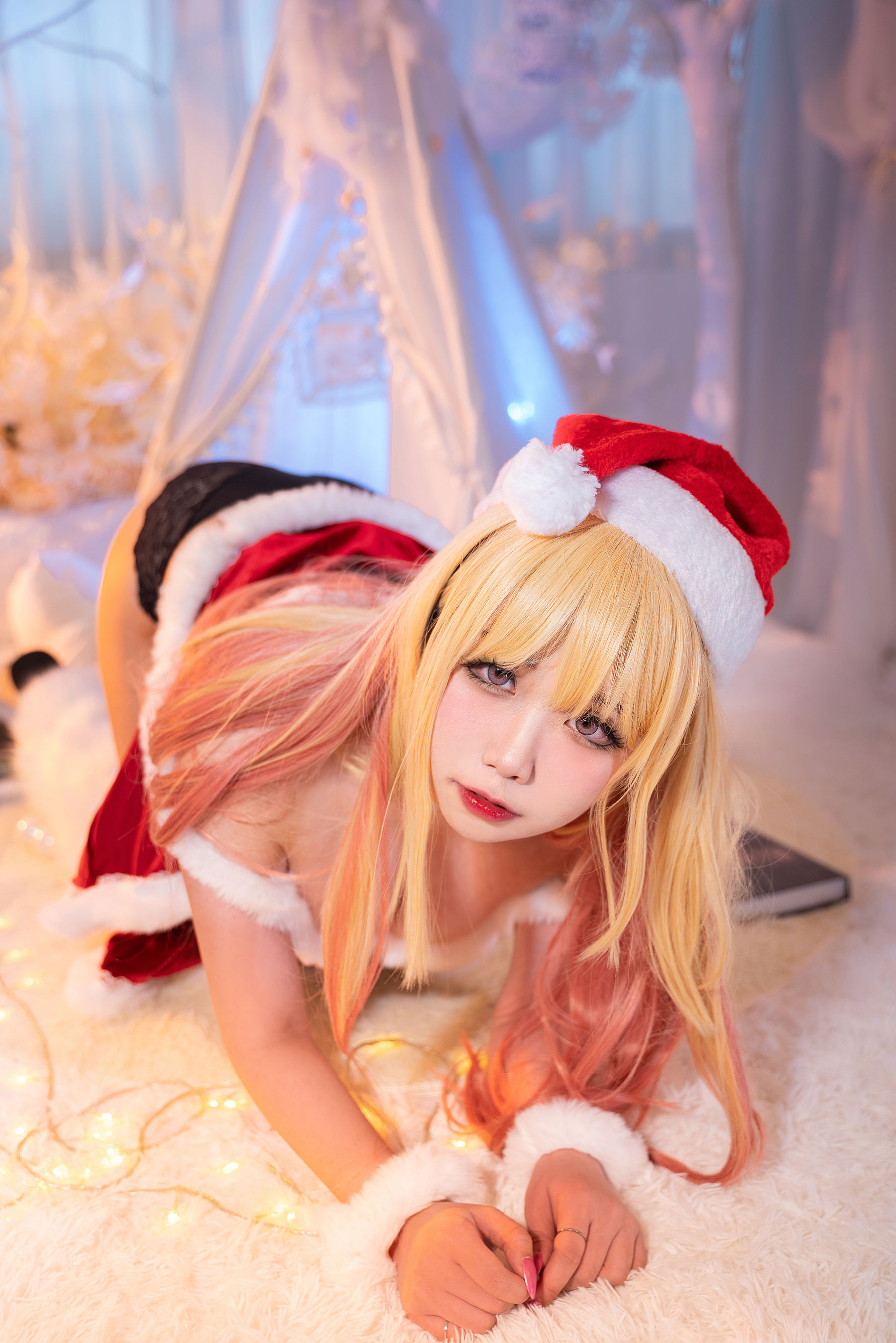 贞子蜜桃 – 喜多川夢海 圣诞 Cosplay-第6张