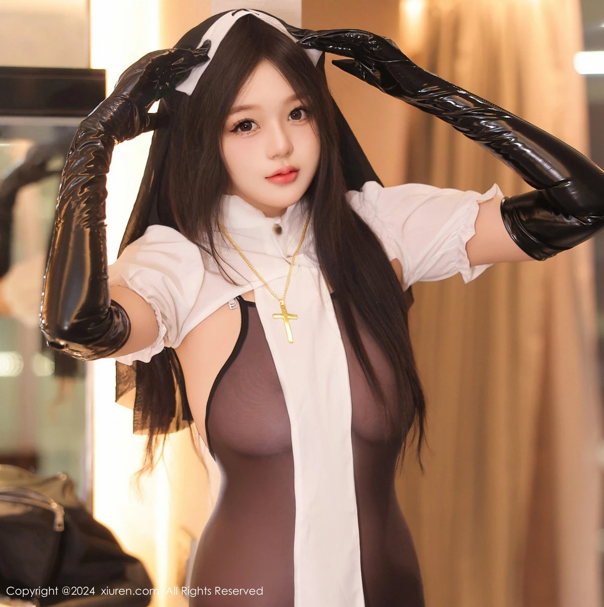 [XiuRen秀人网]第9152期柚柚小奶瓶写真  第4张-《94零社区》